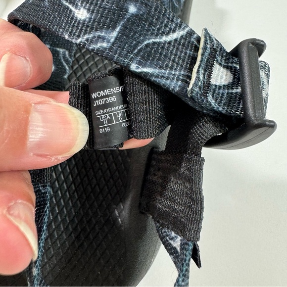 Chaco Z Cloud 2 Ascend Sandals Black Charbon Print - Picture 8 of 8